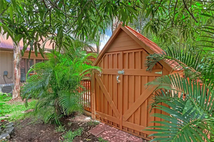 Custom built shed