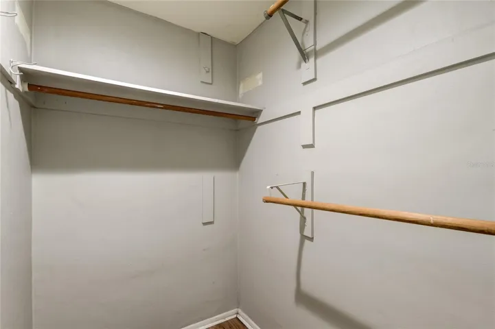 large walk in closet