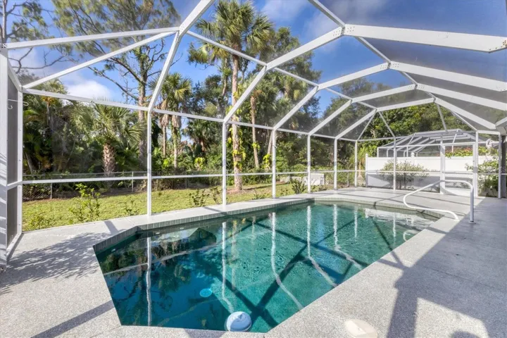 Huge pool space with lots of room to spread out.