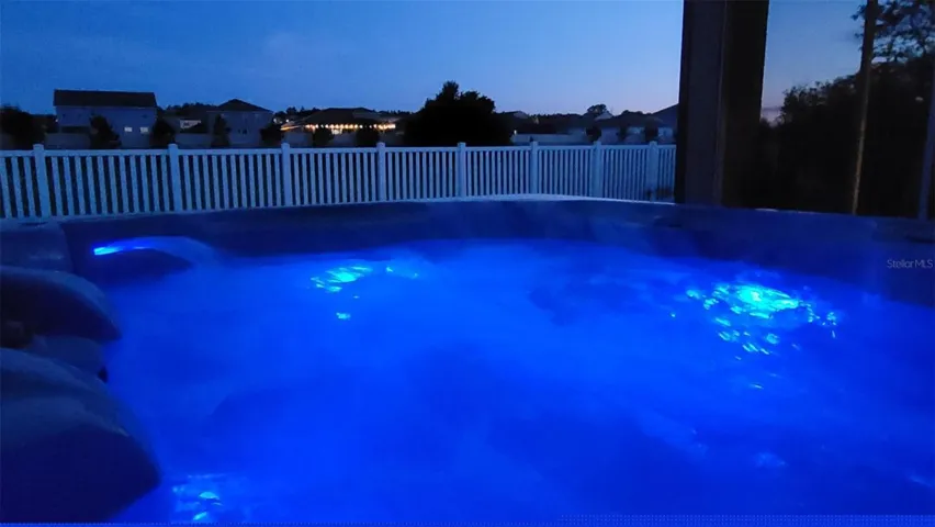 Hot Tub Night View