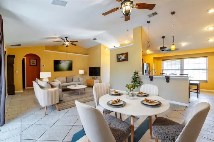 Virtually Staged Dining Room