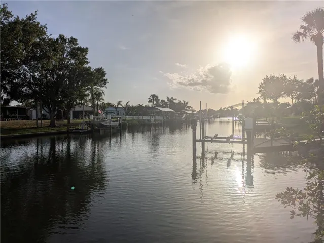 At sunset