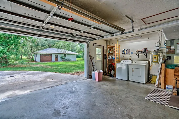 Laundry in Garage