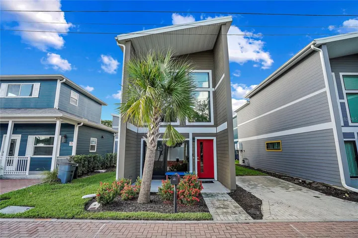 Front of home.