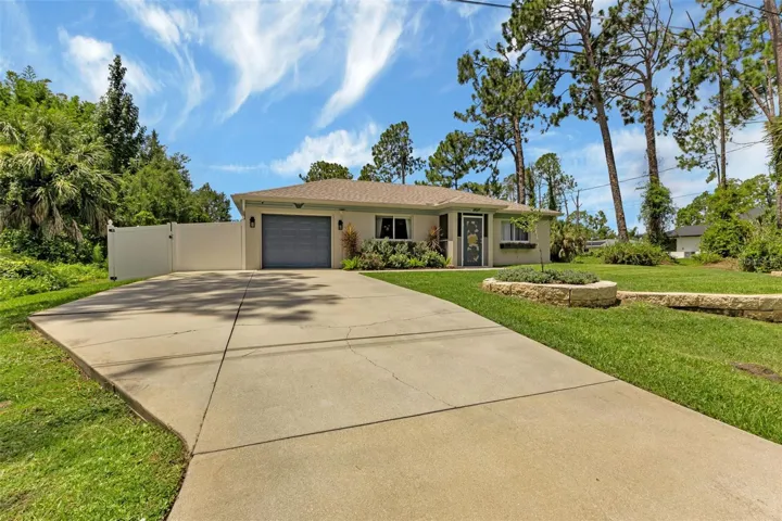 Oversized driveway