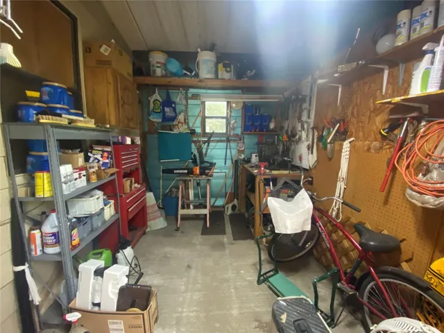 Shed at carport
