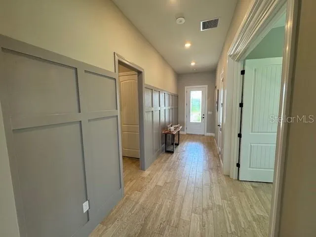 New wainscoting in entryway - July 2024