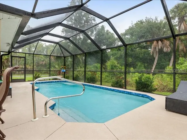 New saltwater pool.