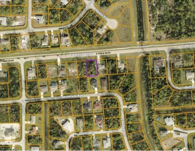 One of 2 adjacent lots on E Price Blvd