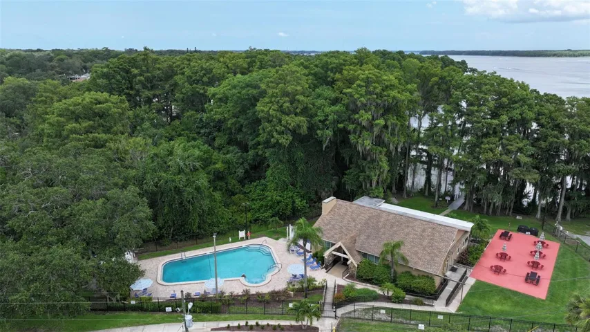 Aerial View Lake Tarpon Lodge