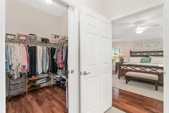 LARGE WALK IN CLOSET IN PRIMARY SUITE