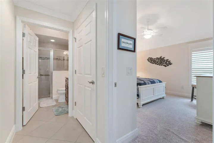 THIRD BATH WITH WALK IN SHOWER  AND SECOND GUEST ROOM COMPLETE THE GUEST WING.