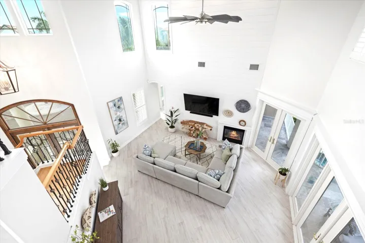 View of Living room from upstairs