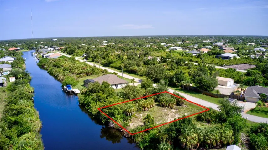 View of lot and canal
