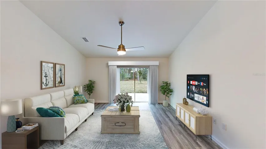 Living Area Virtual Staged