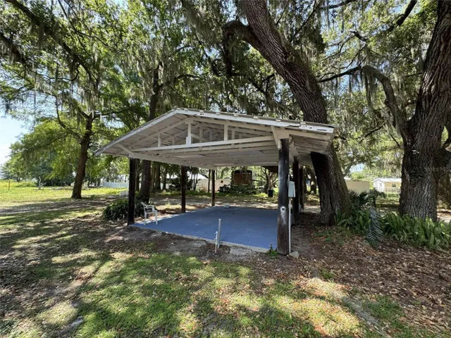 Community Gazebo facing the Lake