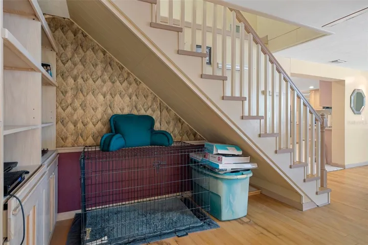 Stairway to 2nd floor suite/4th bedroom