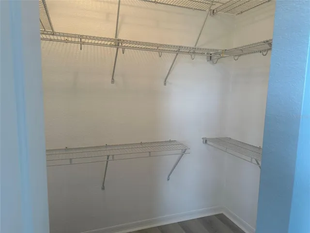 Master walk-in closet