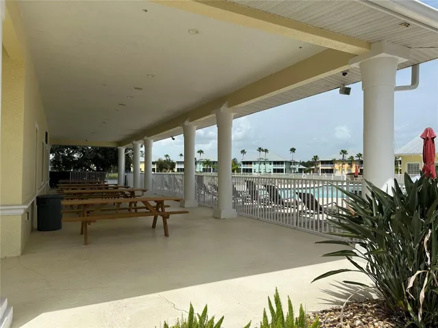 Covered patio
