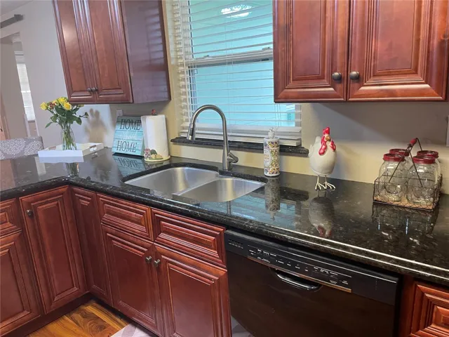 Lots of counter workspace and storage in this kitchen!