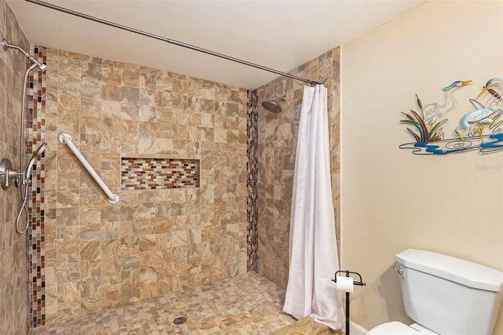 HUGE walk in shower is awesome!!