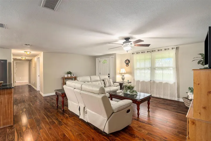 Lots of natural light and those floors are STUNNING!