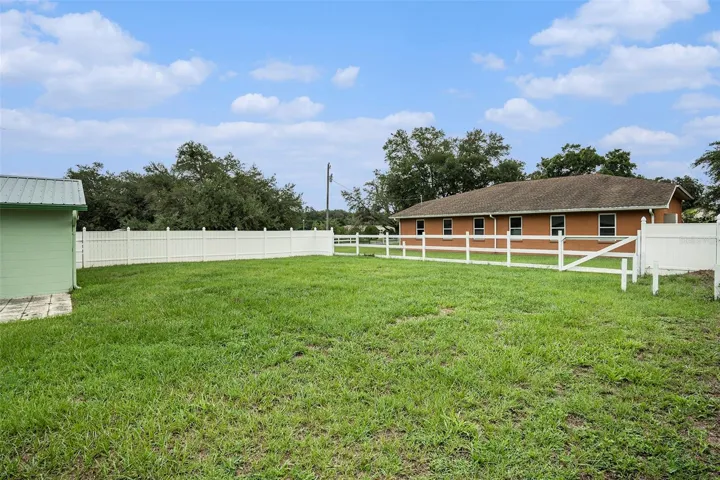 AWESOME REAR YARD that is fenced and secure for all your furry paws!!! Build a pool or a garden!