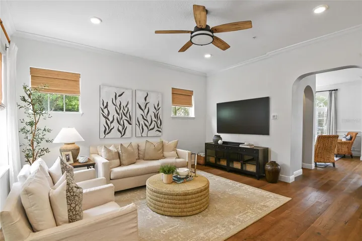 Tons of natural light in Family Room
