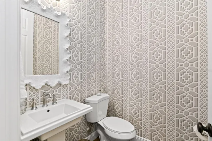 Powder Bath downstairs