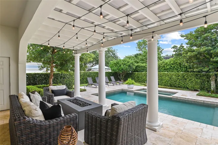 Covered Pergola Area