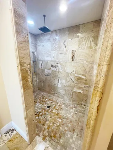 walk in shower master bath