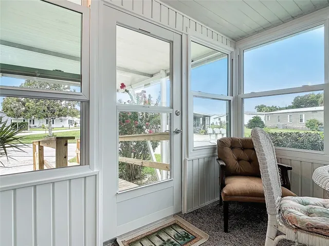 Updated windows in this Florida room
