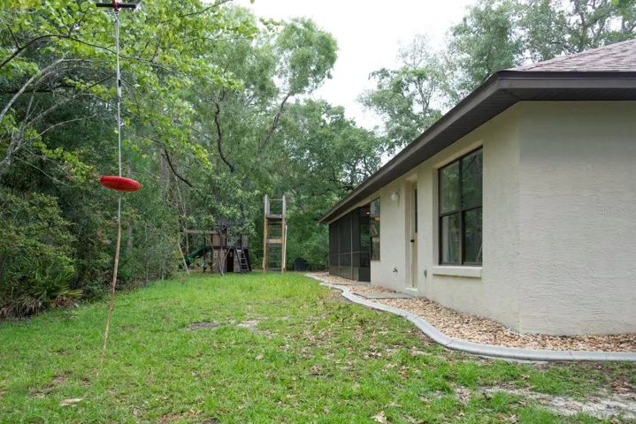 Look! a playground! and Zip line