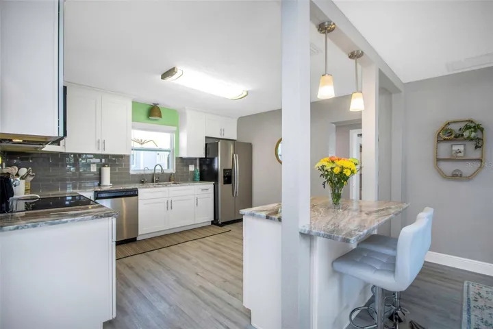 Large kitchen island