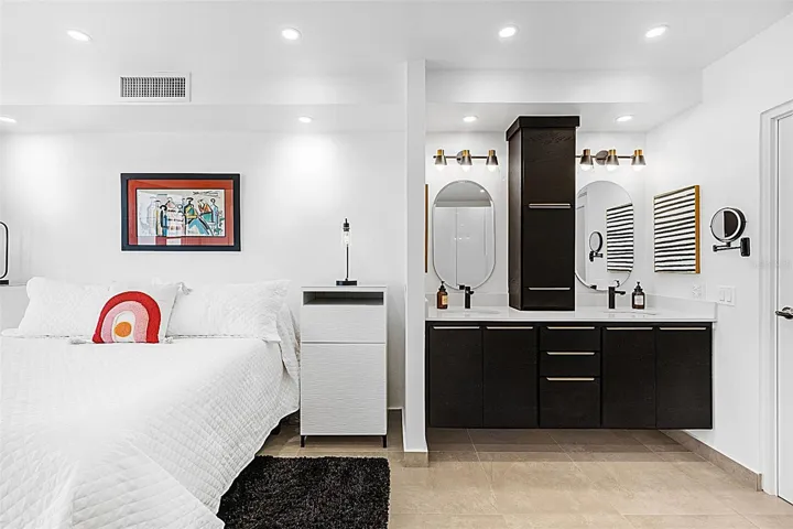 2nd Floor - Primary Bed and Vanity