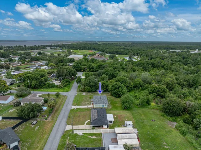 Aerial looking South