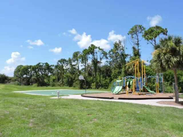 Basketball Court and Playground