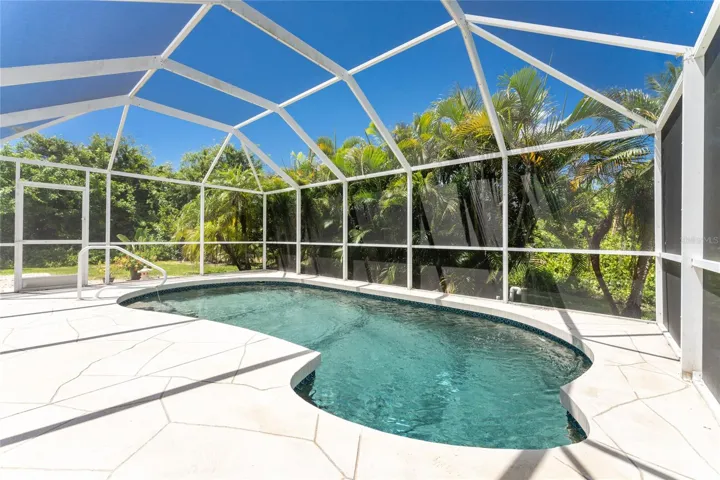 There's privacy in the rear, provided by the landscaping.