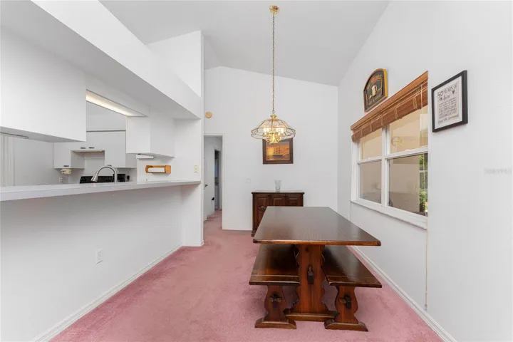 There's plenty of room for bar stools at the braekfast bar.