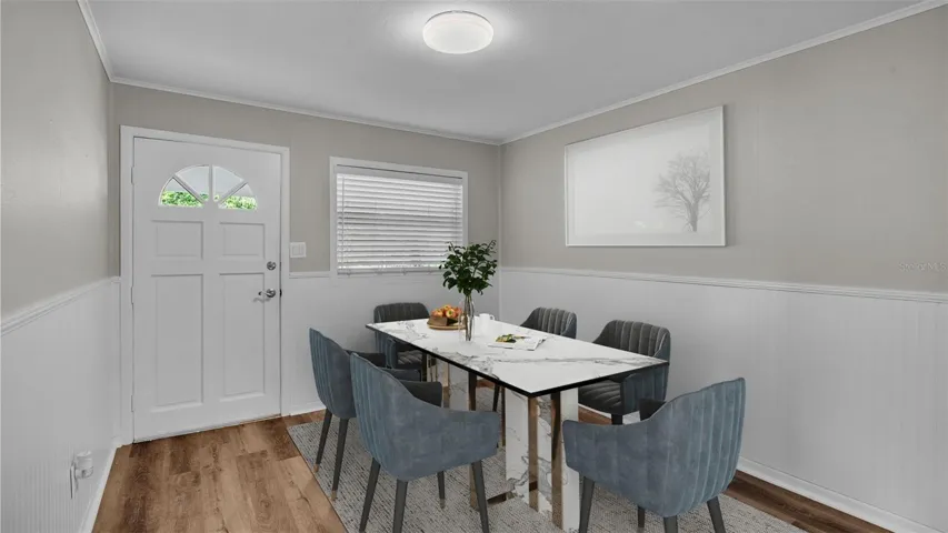 Dinning Room Door leads out to carport