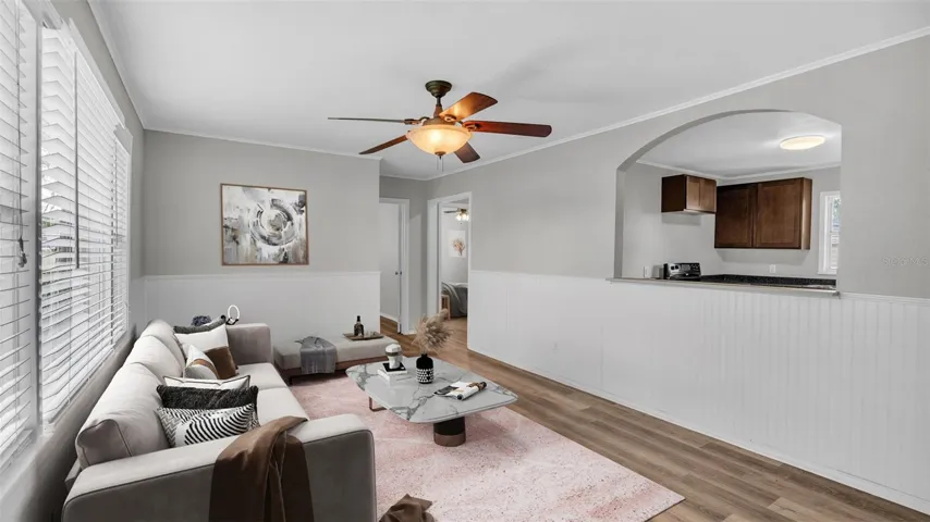 Living Room - Peaks Through To Kitchen
