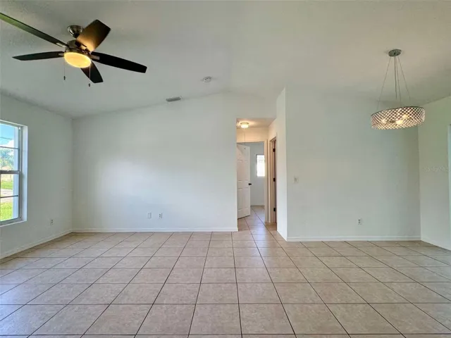 LIVING ROOM TOWARDS OTHER 2 BEDROOMS