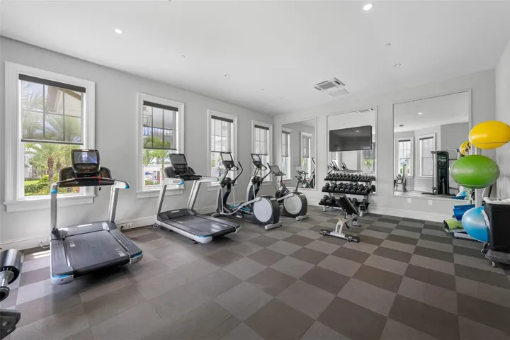 Gym located in the Inn