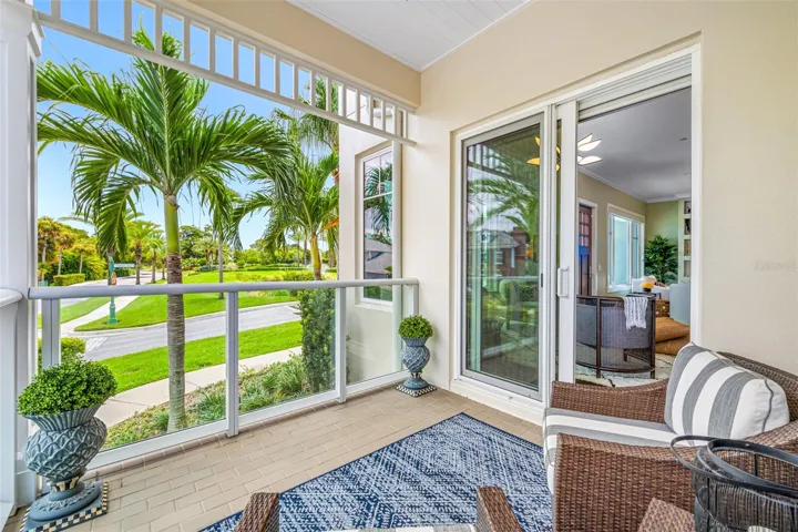 Covered Balcony on first floor