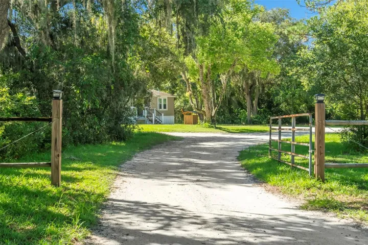 Gated Entrance to the home