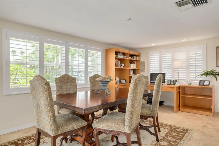 Large diningroom area - office area