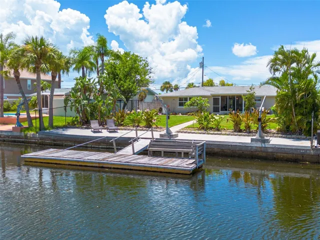 Rear view of home from the water
