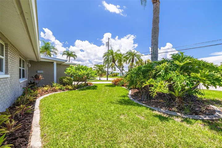 Curbing around front gardens