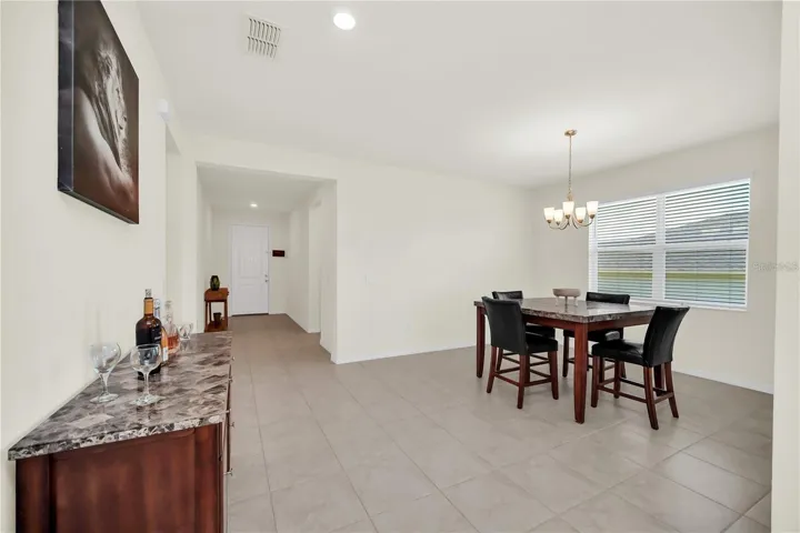 Foyer and dining