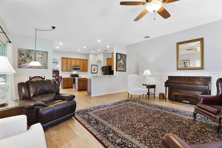 Family room is open to Kitchen